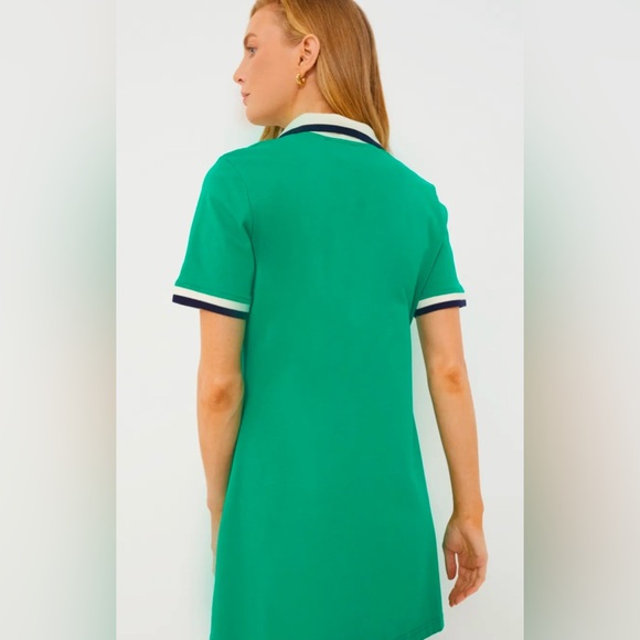 NWT Tuckernuck Green Hutton Polo Tennis Resort Dress - Picture 4 of 10